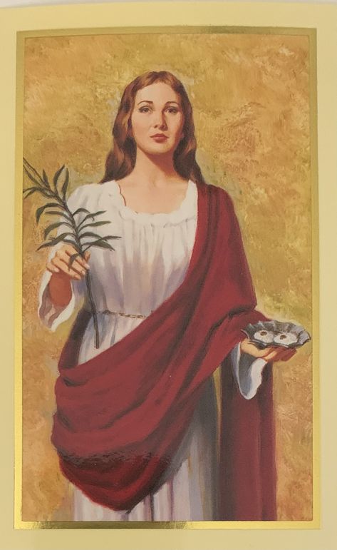 Salacia Goddess, Saint Painting, Happy Feast Day, St Lucia Day, Saint Agatha, Happy Feast, Saint Lucy, St Brigid, Old Portraits