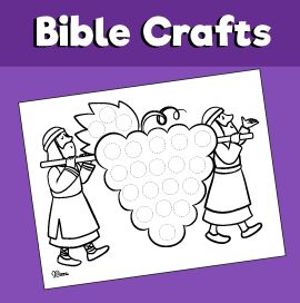 The Twelve Spies Dot Activity Caleb And Joshua Craft For Kids, Joshua And Caleb Bible Craft Free Printable, Joshua And Caleb Craft, 12 Spies Preschool Craft, Joshua And The 12 Spies Craft, Numbers 13-14 Bible Craft, Joshua And Caleb Bible Craft, 12 Spies Bible Lesson, Joshua And Caleb Activity For Kids