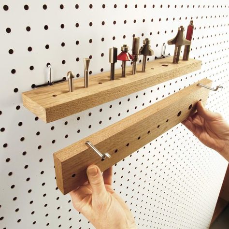 Pegboard Shelves Peg Board Ideas, Diy Study Table, Garage Hacks, Pegboard Garage, Pegboard Ideas, Shelves Garage, Garage Organizer, Peg Boards, Pegboard Storage