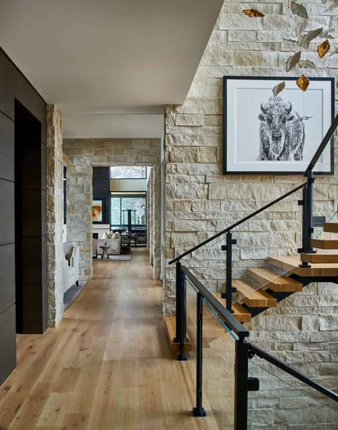 Impressive mountain home with luxury details in the Rocky Mountains Colorado Mountain Homes, Luxury Details, Modern Mountain Home, Mountain Modern, Modern Mountain, The Rocky Mountains, Stone Walls, Colorado Homes, Mountain Homes