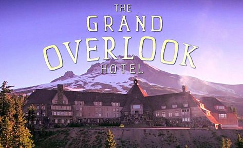 Actually The Timberline Lodge in Oregon!! Lodges Design, Stanley Kubrick The Shining, Timberline Lodge, The Grand Budapest Hotel, Hotel King, Hotel Meeting, Overlook Hotel, Grand Budapest, Grand Budapest Hotel