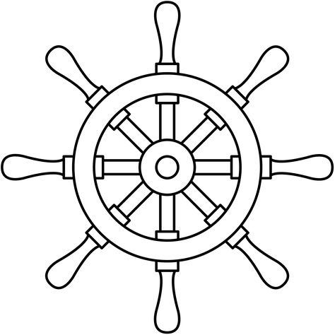 Anchor Coloring Page, Anchor Drawings, Lézervágott Fa, Nautical Crafts, Coloring Art, Ship Wheel, Quilling Patterns, Funny Tattoos, Stained Glass Patterns