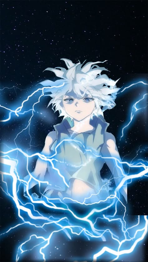 Hxh Background, Killua Godspeed, Hunterxhunter Killua, Black Clover Asta, Cool Galaxy Wallpapers, Galaxy Wallpapers, Pikachu Wallpaper, Hd Anime Wallpapers, Good Anime