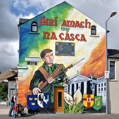 Belfast Murals, 1916 Rising, Reality Photography, Northern Ireland Troubles, Easter Rising, Art Alevel, Erin Go Bragh, Irish Language, Belfast Northern Ireland