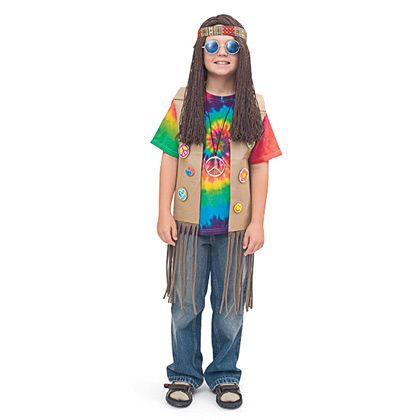 Diy kids hippie costume Kids 70s Costume Diy Girl, Toddler Boy Hippie Costume, Hippie 70s Outfits, Hippie Costume Kids, 70’s Toddler Costume, 70s Costumes, Hippie Costume Diy, Decade Outfits, Halloween Costumes Kids Homemade