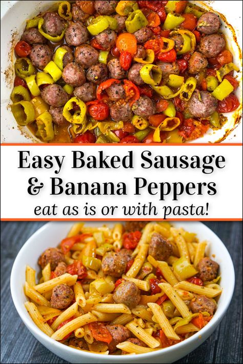 Chicken And Banana Peppers, Sausage And Banana Peppers, Dinners With Banana Peppers, Dinner With Banana Peppers, Banana Pepper Dinner Recipes, Banana Pepper Meals, Sauerkraut Stuffed Banana Peppers, Recipes Using Sweet Banana Peppers, Banana Pepper Recipe Appetizers