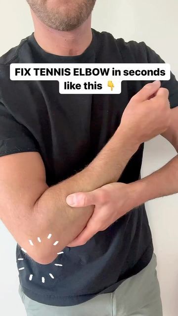 Elbow Massage, James Moore, Forearm Muscles, Massage Therapy Techniques, Reduce Tension, Tennis Elbow, Self Massage, Massage Techniques, Muscle Tension