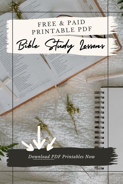 Elevate your spiritual journey with our comprehensive Bible study lessons designed specifically for women! 🌸📖 Explore a variety of free and paid printable PDF resources that cater to all aspects of faith and personal growth. Perfect for individual study or group sessions. Start deepening your connection with God today! #BibleStudyForWomen #PrintableBibleStudy #FaithJourney #SpiritualGrowth #ChristianResources #FreeAndPaidPrintables Bible Study For Women Spiritual Growth, Bible Study Lessons Free Printable, Connection With God, Study Printables, Personal Bible Study, Bible Study Printables, Bible Study Guide, Womens Bible Study, Bible Study Lessons