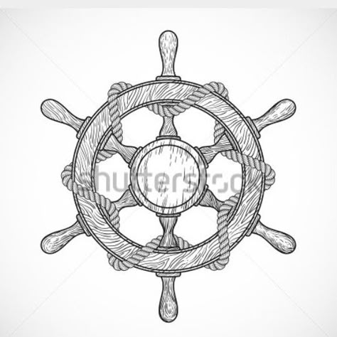 I would like with some flowers in between Helm Tattoo, Ship Wheel Tattoo, Pencil Art For Beginners, Pirate Ship Wheel, Wheel Tattoo, Sea Wolf, Pirate Tattoo, Torso Tattoos, Boho Art Drawings