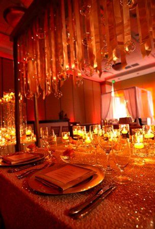 Fire And Ice Party, Gold Reception Decor, Wedding Table Lighting, Fire Crafts, Gold Lighting, Ice Party, Gold Reception, Wedding Reception Lighting, New Wedding Ideas