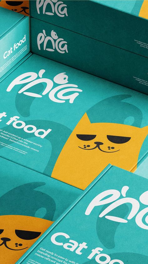 Paca Cat Food Branding & Concept logodesigne #graphicdesignerslife #supplementpackaging🆗. Cat Branding Design, Pet Food Branding, Cat Food Design, Pet Food Logo, Organic Cat Food, Pet Food Packaging, Pet Brand, Pet Branding, Cat Logo Design