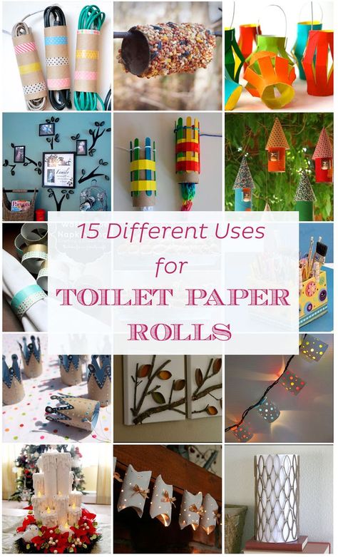 15 different and creative ideas with toilet paper rolls | Reuse & recycle | DIY | Via www.seethings.net Repurpose Toilet Paper Rolls, Toilet Paper Roll Ideas, Recycler Diy, Toilet Roll Craft, Candle Display, Cardboard Rolls, Rolled Paper Art, Toilet Paper Tube, Toilet Paper Crafts