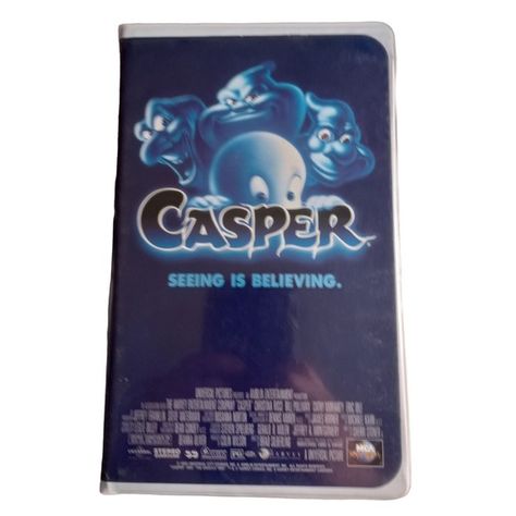 Casper (VHS, 1997, Clamshell) Casper Film, Casper Movie, Scary True Stories, Cathy Moriarty, Casper 1995, Jonny Quest, Eric Idle, Bill Pullman, 1995 Movies