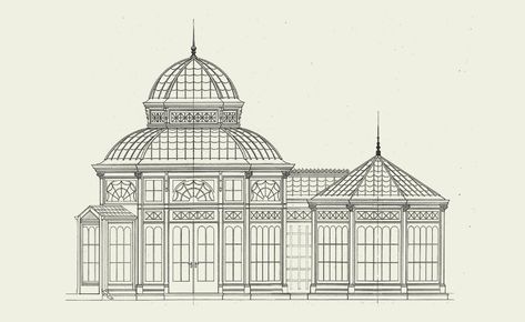 Wintergarden | Tanglewood Conservatories, Ltd. Victorian Greenhouse, Victorian Greenhouses, Dream Mansion, House Furniture Design, Structure Architecture, Glass Roof, Fantasy Castle, House Drawing, House Blueprints