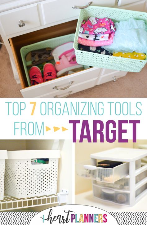 Top 7 Target Organizing Tools Target Organization Ideas, Cottage Organization, Target Organization, Target Storage, Organizing Tools, Essential Office Supplies, Bathroom Closet Organization, Organizing Life, Random Tips