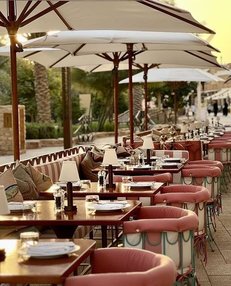 Flamingo Room by tashas - KSA | Experience African Glamour on your doorstep. We are now ready to welcome you for lunch, Thursday to Saturday, from 1pm. ⁠ ⁠ @bujairiterrace… | Instagram Outdoor Restaurant Design, Cafe Shop Design, Outdoor Restaurant, Cafe Shop, Outdoor Patio Decor, Outdoor Venues, Restaurant Interior Design, Roof Garden, Common Area