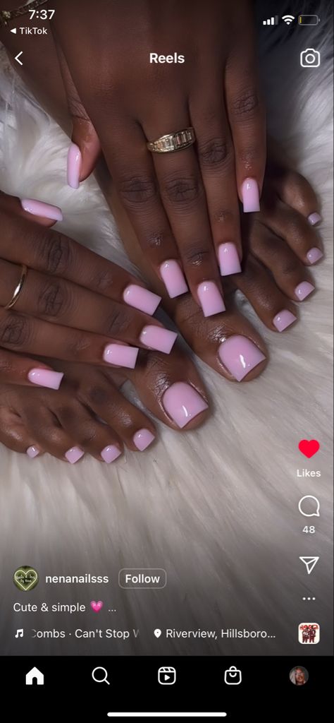 Cute Short Nails For Black Women, Simple Full Set Nails Short, Gel Nails Short Solid Color, Nails Acrylic Plain Simple, 2024 Nails February, Neon Nails For Vacation, Solid Color Nails Black Women, Plain Polygel Nails, Solid Color Short Square Nails