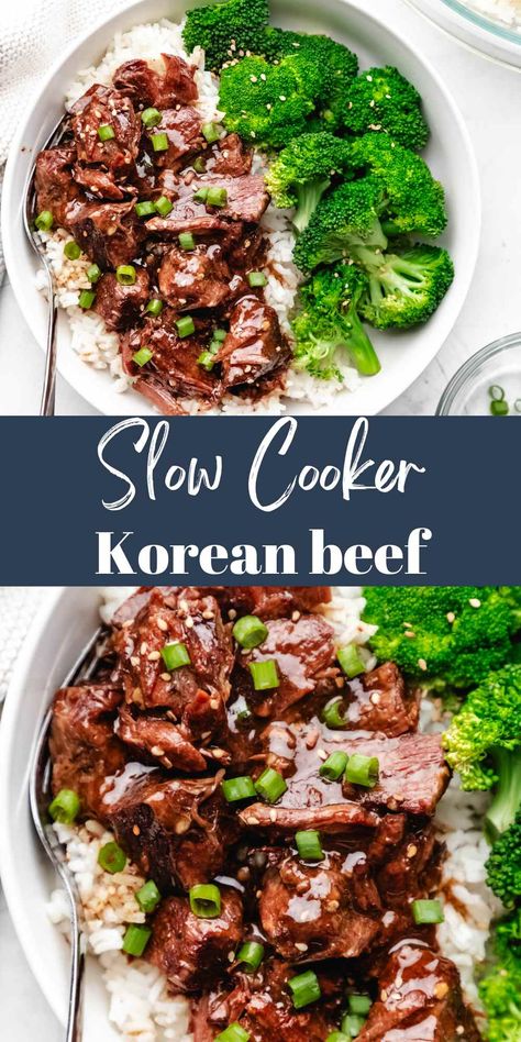 Diced Beef Slow Cooker Recipes, Brisket Asian Recipes, Chuck Crock Pot Recipes, Asian Beef Stew Slow Cooker, Instant Pot Asian Beef, Beef Short Ribs Crock Pot Korean, Beef Stew With Chuck Roast Crock Pot, Korean Bbq Beef Crockpot, Korean Style Pot Roast