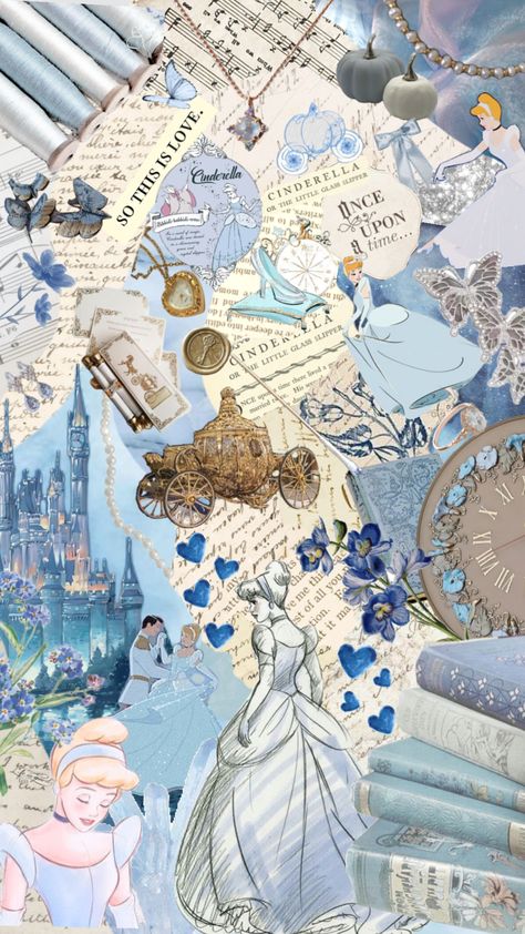 Cinderella Background, Cinderella Wallpaper, ليلو وستيتش, Disneyland Princess, Disney Characters Wallpaper, Disney Princess Artwork, Cute Blue Wallpaper, Disney Background, Princess Wallpaper