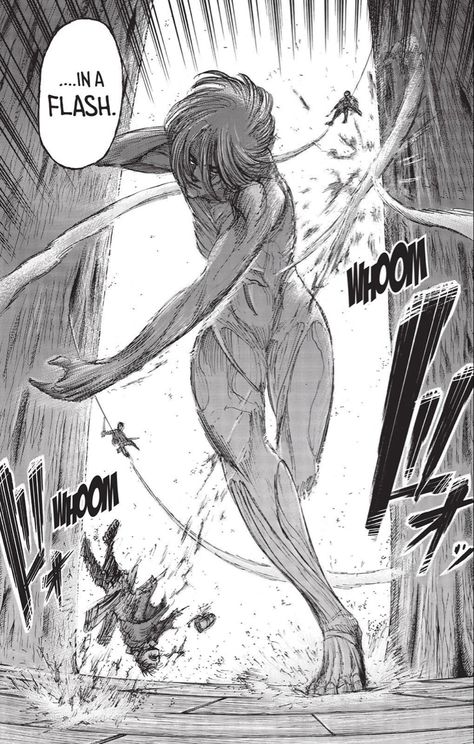 Manga Scan, Attack On Titan Manga, Female Titan, Titan Manga, Manga Story, Japanese Manga Series, Manga Pages, Eren Jaeger, Art Reference Photos