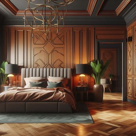 15 Luxurious Art Deco Bedroom Ideas: Transform Your Sleeping Space Carpet Ideas Bedroom, Bedroom Design Elegant, Luxury Bedroom Lighting, Lighting Ideas For Bedroom, Bedroom Carpet Ideas, Bedroom Accent Wall Ideas, Wall Decor Ideas For Bedroom, Opulent Bedroom, Exclusive Bedroom