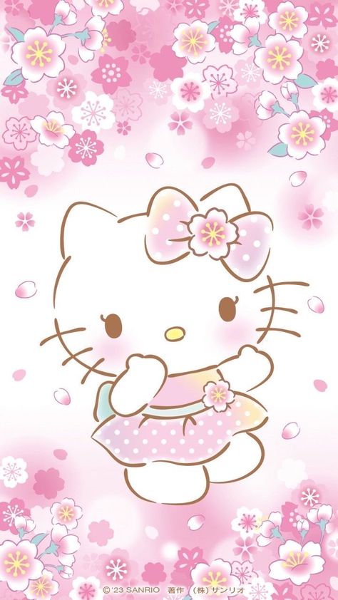 헬로키티 배경화면, Pink Wallpaper Hello Kitty, Images Hello Kitty, Walpaper Hello Kitty, Hello Kitty Images, Images Kawaii, Hello Kitty Characters, Hello Kit, Hello Kitty Backgrounds