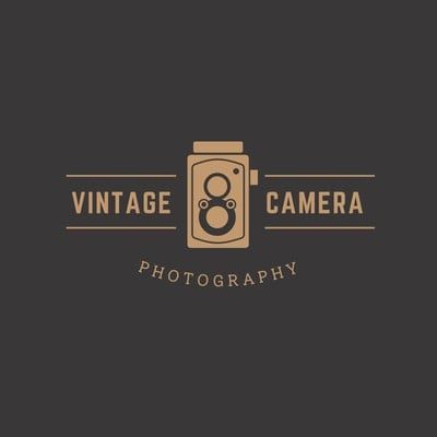 Modern Camera Logo for Photographers, Videographers, & Branding for Film Businesses - Templates by Canva Videographer Logo, Vintage Cameras Photography, Photographer Logo, Camera Logo, Star Photography, Business Cards And Flyers, Marketing Business Card, Book Labels, Media Logo