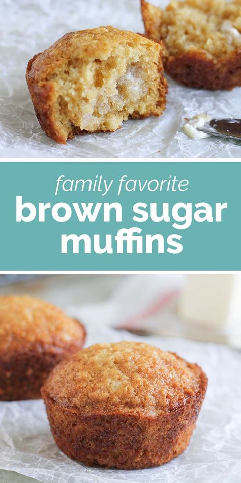 Brown Sugar Caramel Muffins, Maple Brown Sugar Muffins, Sweet Muffins Recipe, Brown Sugar Biscuits, Homemade Breakfast Muffins, Pantry Desserts Quick, Pecan Muffins Recipe Brown Sugar, Brown Sugar Bread Recipes, Frozen Fruit Muffin Recipes