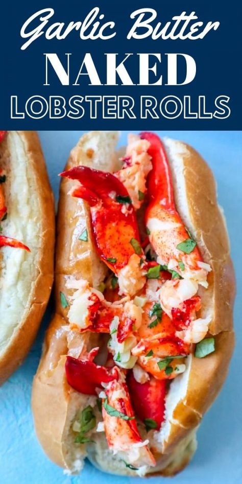 Lobster Rolls Recipe, Best Garlic Butter, Garlic Butter Lobster, Butter Lobster, Connecticut Style, Lobster Roll Recipes, Crab Sandwich, Lobster Dishes, Viral Recipes