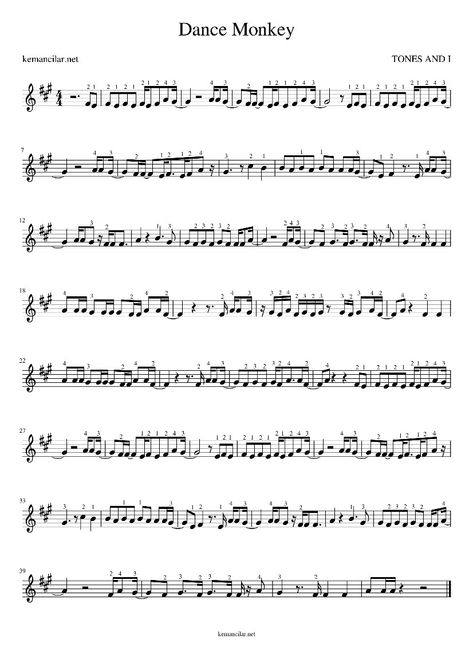 Easy Violin Sheet Music, Letter Notes, Free Violin Sheet Music, Sheet Music Easy, Dance Monkey, Clarinet Sheet Music, Saxophone Sheet Music, Violin Lessons, Flute Sheet Music