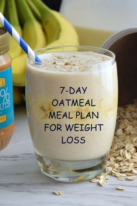 Dive into a week-long oat-centric meal plan crafted to assist you in dropping a notable 10 pounds. Harnessing the power of oats' rich nutrients, this strategy is designed to provide sustainable energy while curbing hunger. Each day introduces a blend of unique oat recipes, complemented with practical dieting advice for optimum outcomes. Commit to this approach, minimize fat and sugar intake, and prepare to be amazed by swift transformations. Oat Ozempic Diet, Oats Diet Plan, Oat Diet Meal Plan, Oatzempic Diet, Oatmeal Diet Before And After, 10 Day Oatmeal Diet, Oats For Weight Loose Recipe, Losing Weight Oatmeal, Oatmeal Diet 7 Day