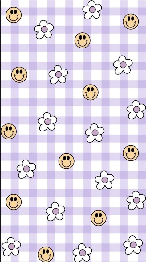 Smiley faces and flowers Colorful Smiley Face Wallpaper, Smiley Face Wallpaper, Iphone Wallpaper Preppy, Face Wallpaper, Cute Wallpaper, Preppy Wallpaper, Smiley Faces, Happy Flowers, Cute Patterns Wallpaper