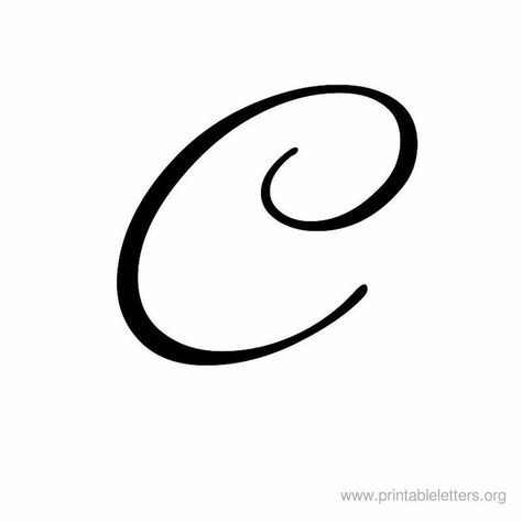 C Tattoo Letter, C Initial Nails, C Cursive, Cursive C, Letter C Tattoo, Letter Cursive, Font Tato, Ct Logo, Finger Tats