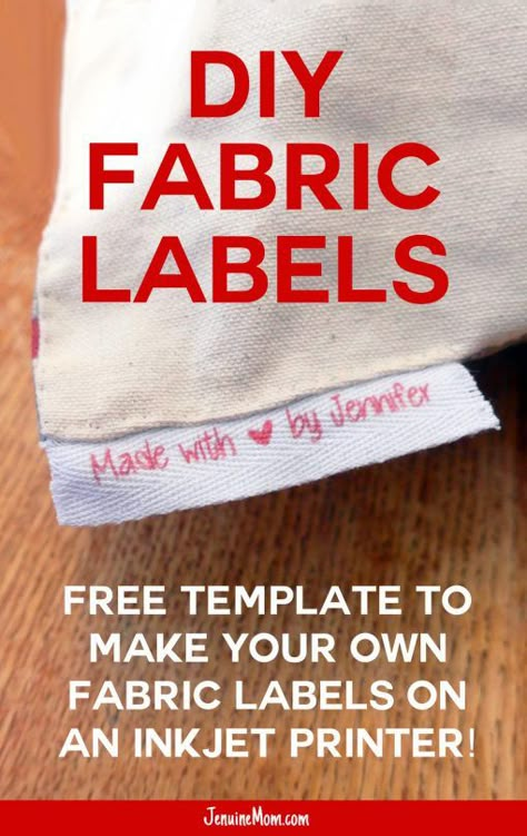 Diy Fabric Labels, Make Your Own Fabric, Brag Tags, Farmhouse Home Decor Ideas, Summer Gardening, Sewing Labels, Budget Crafts, Diy Labels, Labels Diy