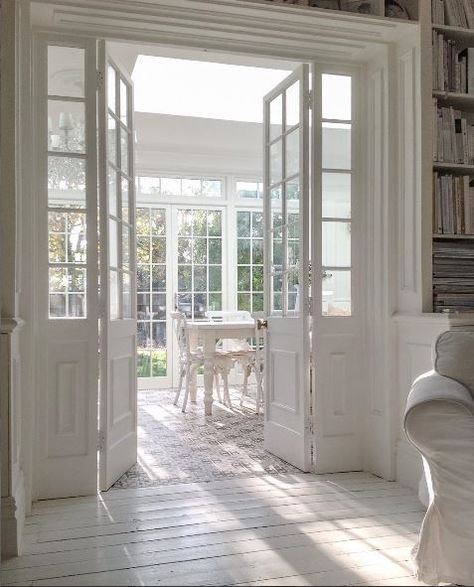 white Interior French Doors With Sidelights Interior French Doors With Sidelights, French Doors With Sidelights, White French Doors, White Interior Doors, Glass French Doors, Style Deco, French Doors Interior, Room Doors, Happy Thursday