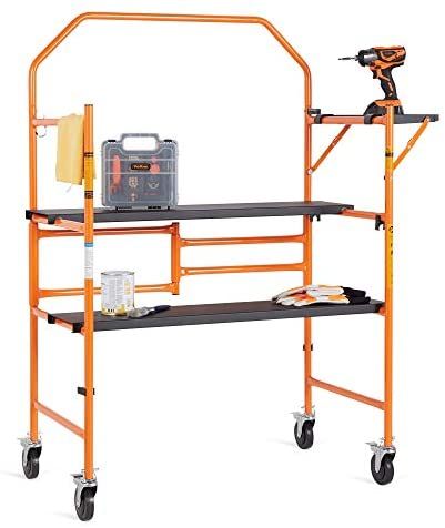 Tool Shelf, Work Platform, Window Cleaning, Scaffolding, Transportation, Tower, Tools