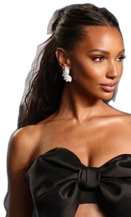 Jasmine Tookes Hairstyles, Slick Back Hairstyles Going Out, Red Carpet Hair Down, Kendall Jenner Curly Hair, Hairstyles Wedding Guest Medium, Half Up Slicked Back Hair, Sleek Up Do Hairstyles, Strapless Hairstyles Formal, Slick Waves Hair