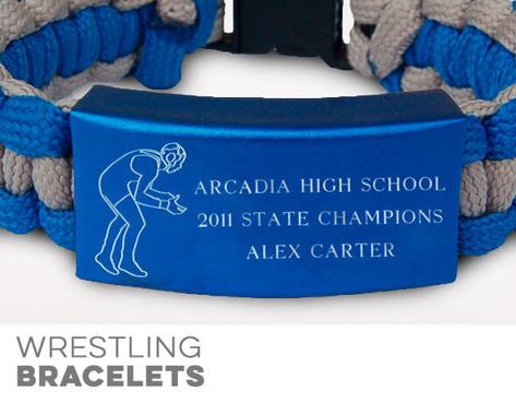 Wrestling Bracelets Wrestling Awards Ideas, Wrestling Gift Ideas, Wrestling Banquet, Football Spirit Shirts, Football Gift Ideas, Wrestling Gift, Football Spirit, Banquet Ideas, Award Ideas