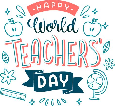 Happy World Teachers Day, International Teachers Day, World Teachers Day, Happy Teachers Day Card, World Teacher Day, Teachers Day Card, Teacher Day, World Teachers, Birthday Cake Topper Printable