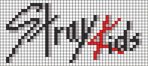 Patterns | BraceletBook Skz Friendship Bracelet, Stray Kids Crochet Pattern, Kpop Tapestry Crochet, Stray Kids Pixel Grid, Kpop Cross Stitch Pattern, Stray Kids Pixel Art, Skz Alpha Pattern, Txt Alpha Pattern, Kpop Alpha Pattern