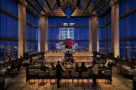 Philly Restaurants, Urban Rooms, Hotel Pennsylvania, Foster Partners, Romantic Restaurant, Hotel Reception, Warm Palette, Sky Garden, The Four Seasons