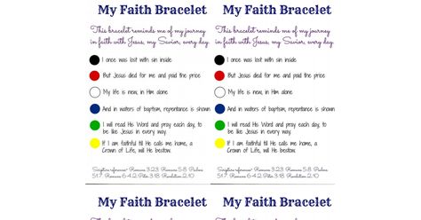 My Faith Bracelet printable.pdf Psalm 23 Bracelet Printable, Salvation Bracelet Printable Free, Salvation Bracelet Printable, Salvation Bracelet, Prayer Crafts, Bracelet Template, Yw Lesson, Faith Bracelet, Church Camp