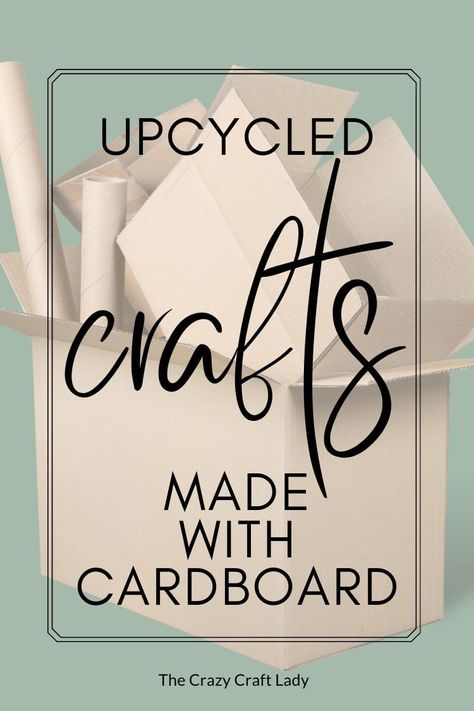 Old cardboard boxes aren’t only good for recycling. Instead, why not try upcycling them into something new? These inventive cardboard crafts will give you heaps of ideas of ways to use your old cardboard. Go Diy Cardboard Storage Ideas, Stuff To Make Out Of Cardboard Boxes, Cardboard Crafts Diy Ideas, Cardboard Creations Diy, Uses For Cardboard, What To Make Out Of Cardboard Boxes, Uses For Cardboard Boxes, Christmas Crafts With Cardboard, Repurposed Cardboard