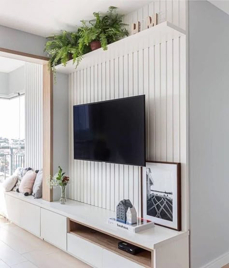 Living Room Wall Units, Living Room Tv Unit Designs, Living Room Tv Unit, Tv Room Design, 아파트 인테리어, Home Design Living Room, Living Room Tv Wall, Living Room Tv, A Tv