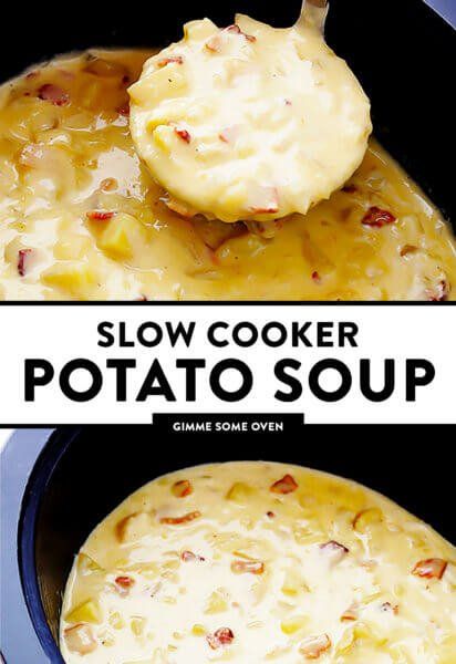 Potato Soup Crockpot, Slow Cooker Potato, Slow Cooker Potato Soup, Slow Cooker Potatoes, Crockpot Recipes Beef Stew, Potato Soup Crock Pot, Vegetarian Crockpot Recipes, Beef Stew Crockpot, Easy Dinner Recipes Crockpot