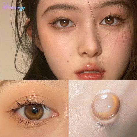 Hazel Eye Contacts, Amber Eyes Color, Contact Lenses For Brown Eyes, Hazel Brown Eyes, Brown Eyes Aesthetic, Brown Contact Lenses, Eye Lens Colour, Eye Color Chart, Hazel Color