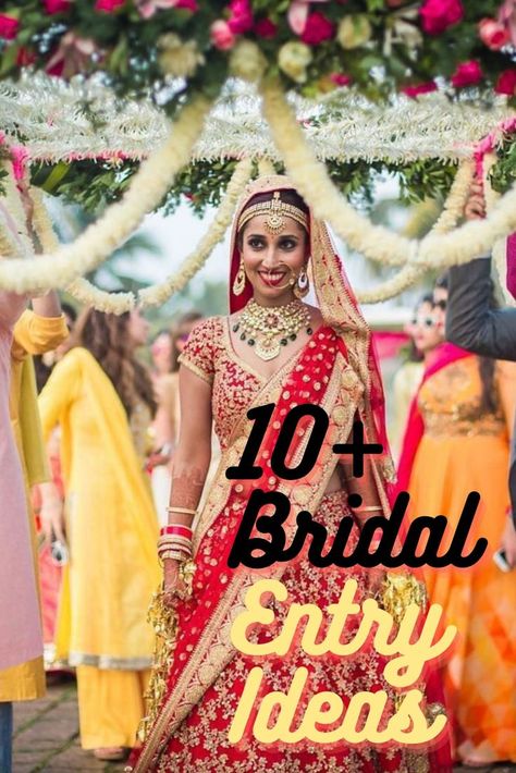 10 Unique Bridal Entry Ideas Unique Bridal Entry, Bridal Entry Ideas, Bridal Entry, Mandap Design, Bride Entry, Entry Ideas, Grand Wedding, Mandap Decor, Unique Bride