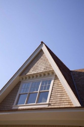 gable details Gable Vents On House Exterior, Gable Vents On House, Gable Windows Exterior, Nantucket Exterior, Gable Window, Alternative Living, Seaside House, Beach House Exterior, Contemporary Exterior