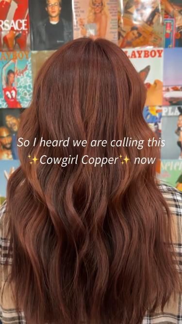 Fashion Bax Copper And Chocolate Hair, Cowboy Copper, Bronze Hair Color, Copper Balayage Brunette, Cowgirl Hair, Copper Hair Dark, Copper Brown Hair, Red Copper Hair Color, Bronze Hair