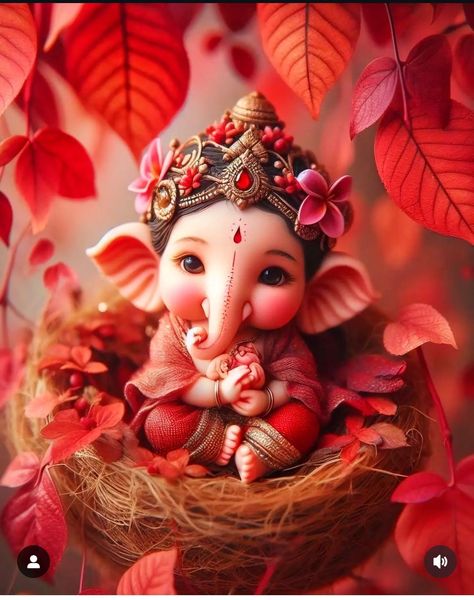 Cute Ganesha Wallpapers, Baby Ganesha Murti, Cute Ganesh Ji, Ganesha Wallpaper, Indian Wallpaper, God Illustration, Krishna Birthday, Photos Of Ganesha, Ganpati Bappa Morya